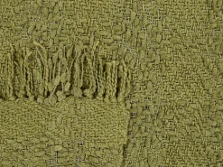 Coperta VELLA Cotone 200 x 220 cm Verde oliva