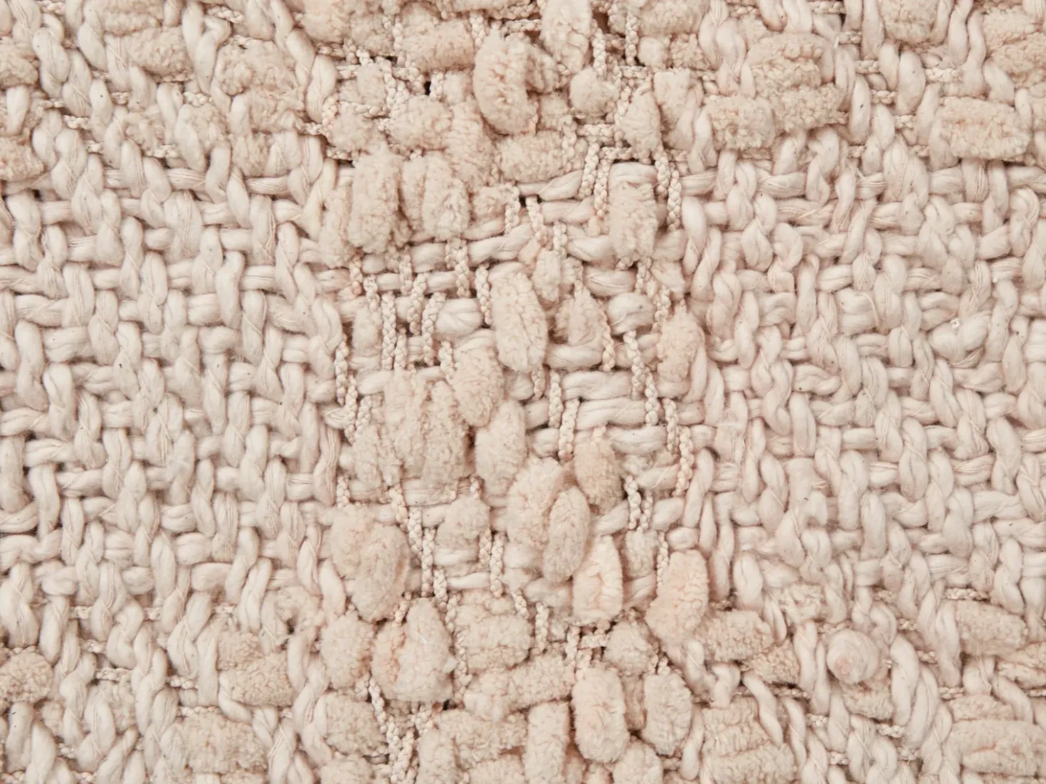 Coperta VELLA Cotone 150 x 200 cm Beige chiaro