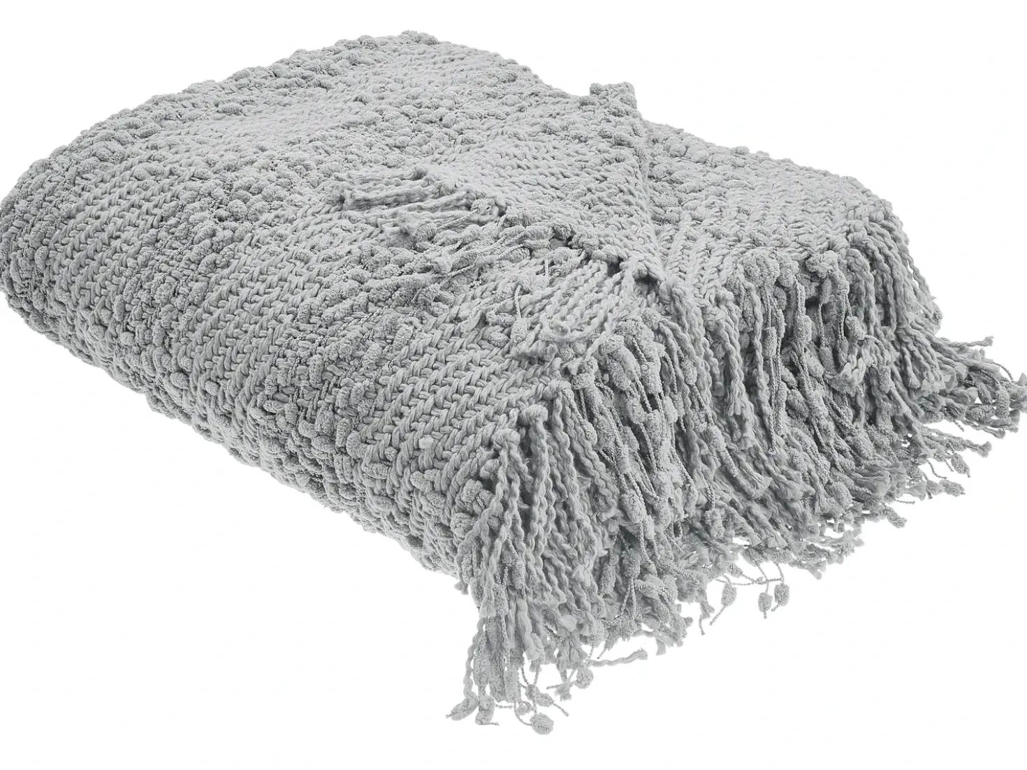 Coperta VELLA Cotone 220 x 240 cm Grigio