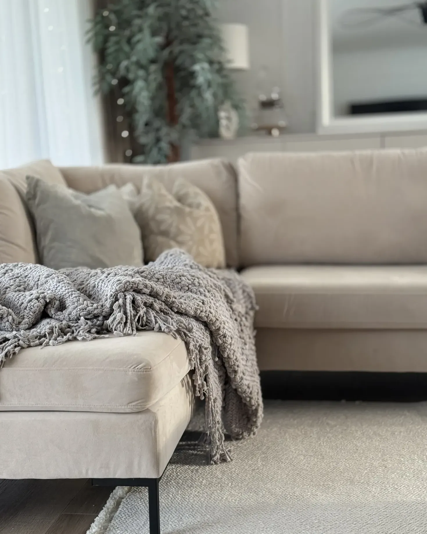 Coperta VELLA Cotone 220 x 240 cm Grigio