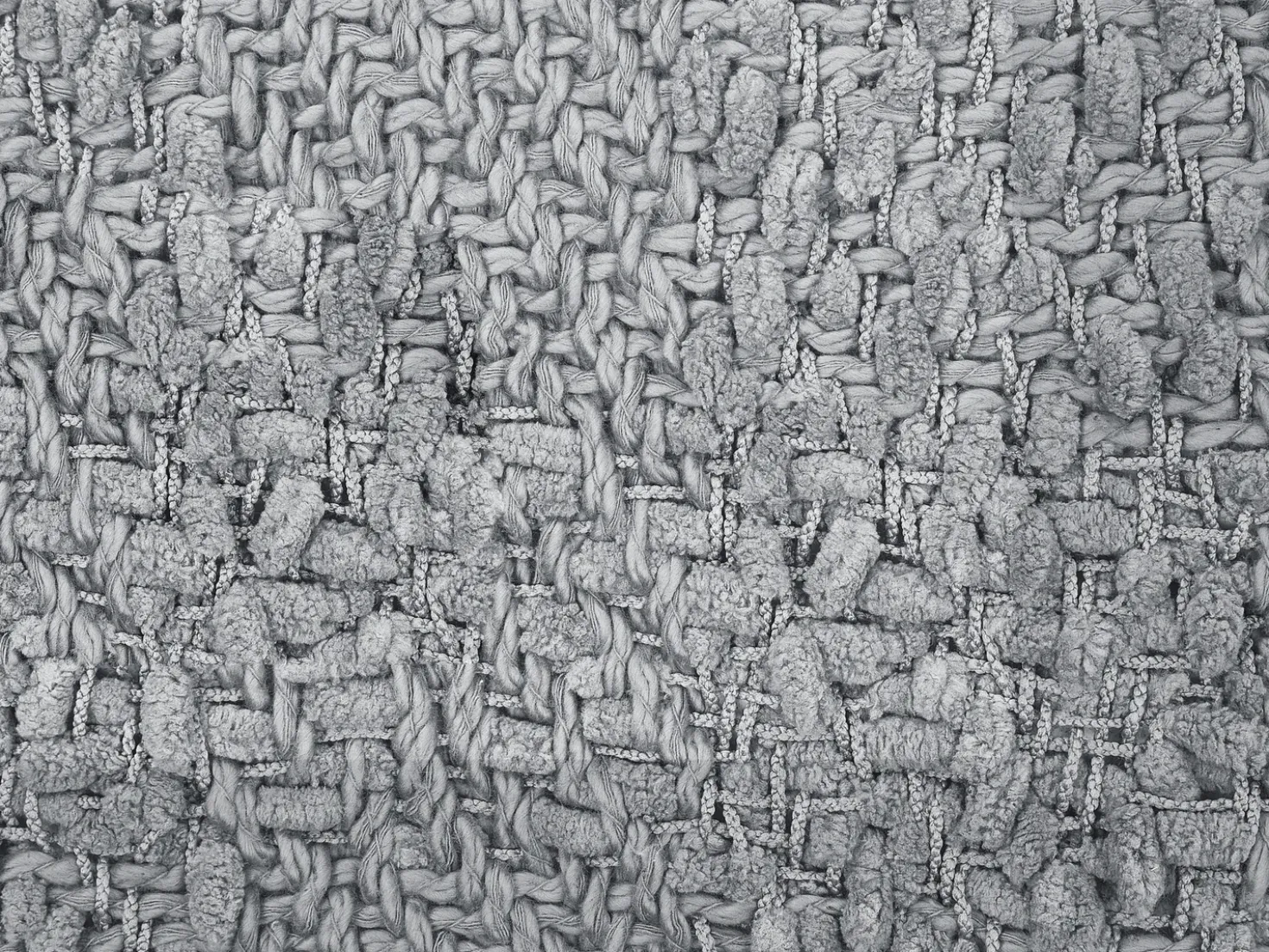 Coperta VELLA Cotone 220 x 240 cm Grigio