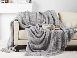 Coperta VELLA Cotone 220 x 240 cm Grigio