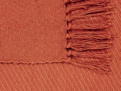 Coperta YARSA Cotone 125 x 150 cm Rosso