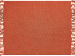 Coperta YARSA Cotone 125 x 150 cm Rosso