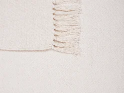 Coperta YARSA Cotone 125 x 150 cm Beige