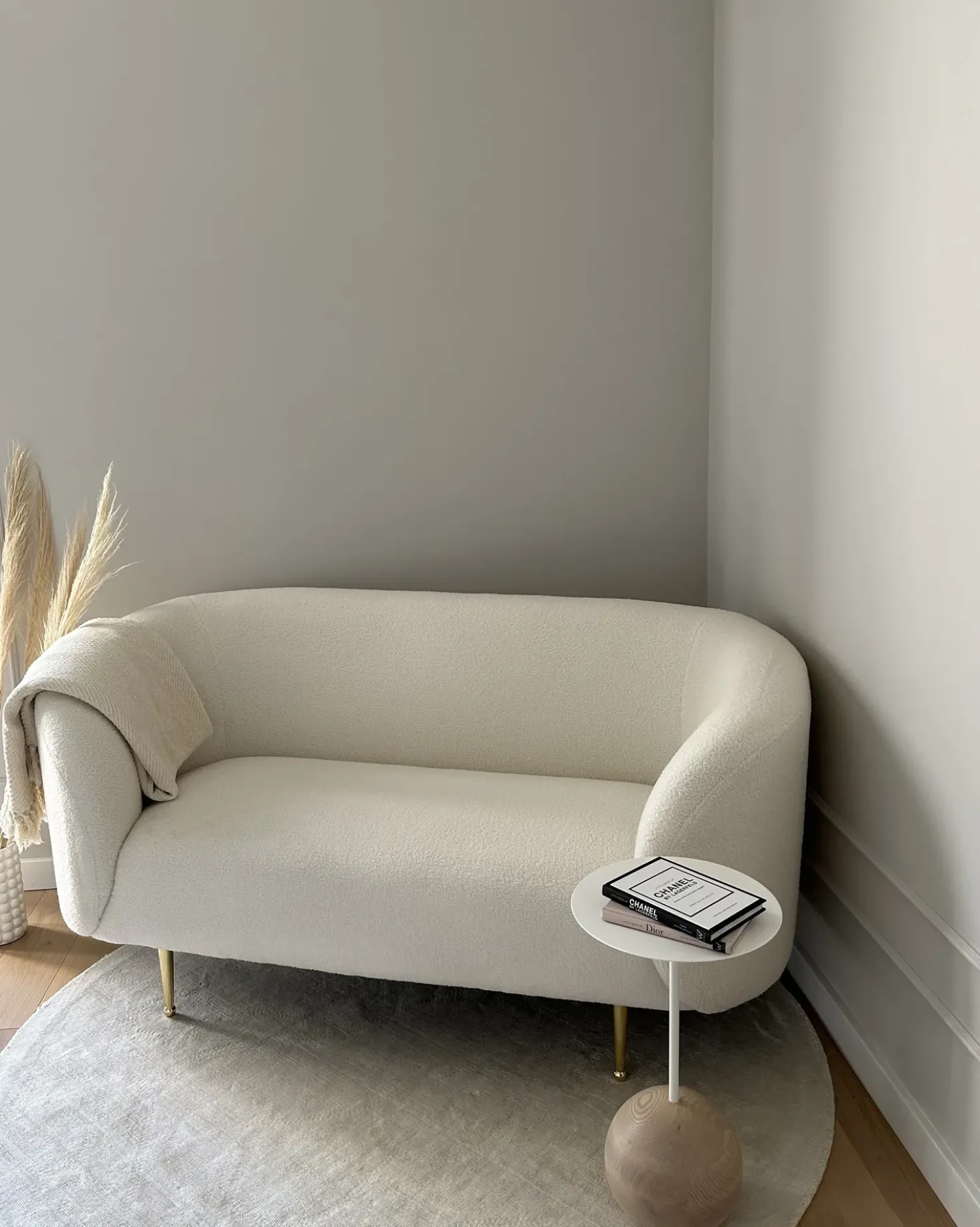 Coperta YARSA Cotone 125 x 150 cm Beige