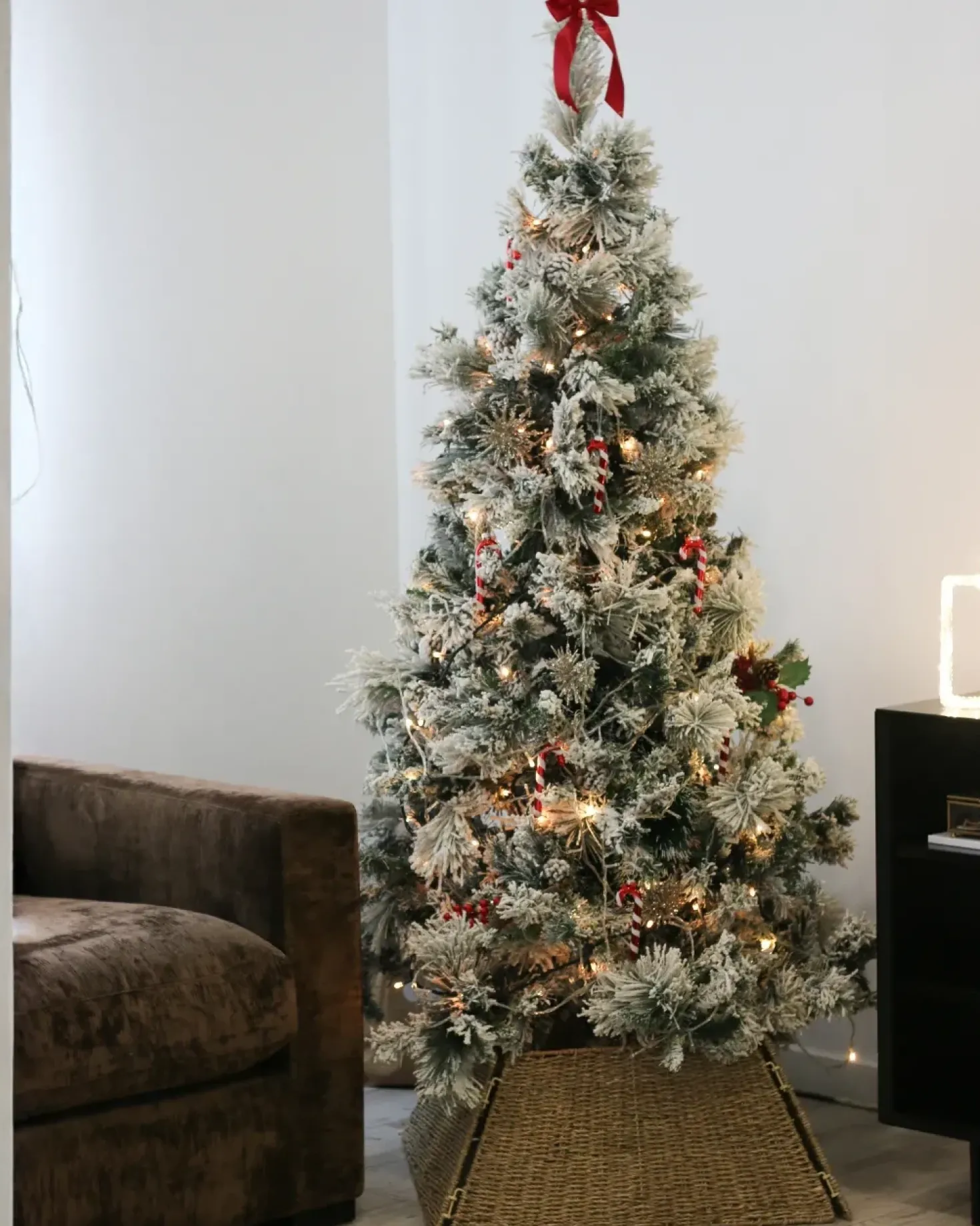 Copri base per albero di Natale MISTEL Alghe marine Naturale 59 cm