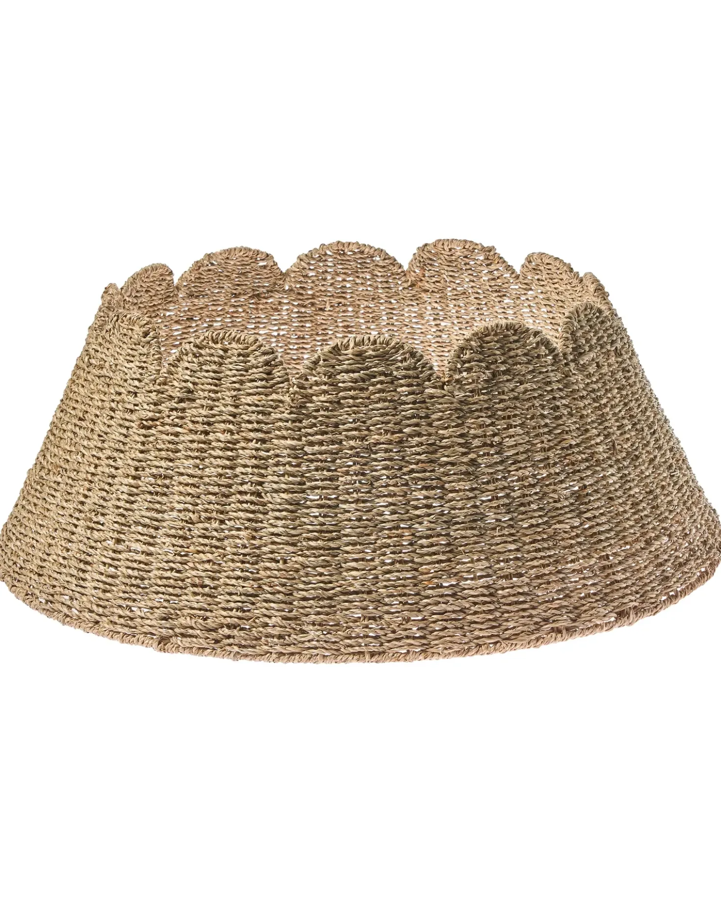 Copri base per albero di Natale GIVRE Alghe marine Naturale 67 cm