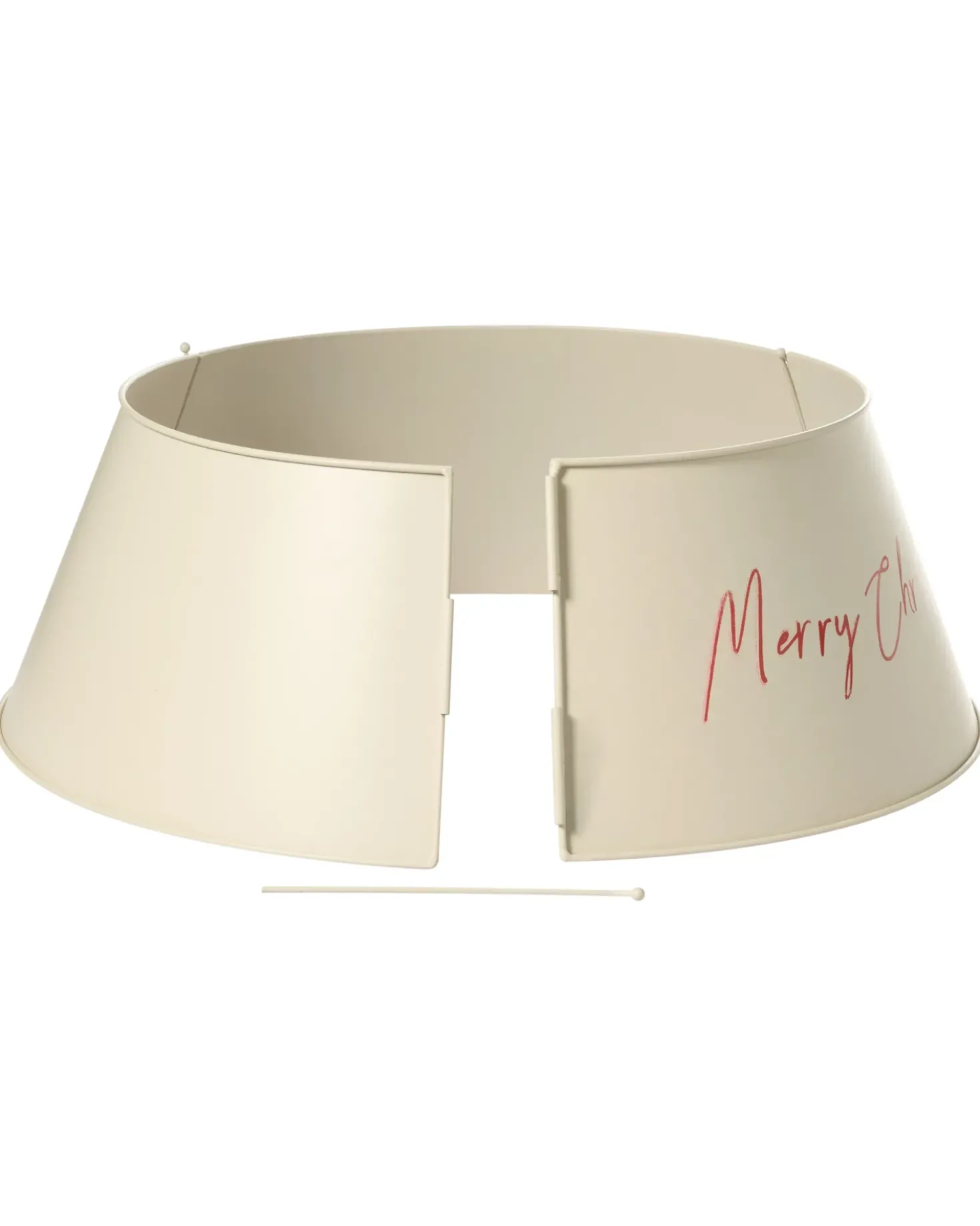 Copri base per albero di Natale IMATRA Ferro Beige 65 cm