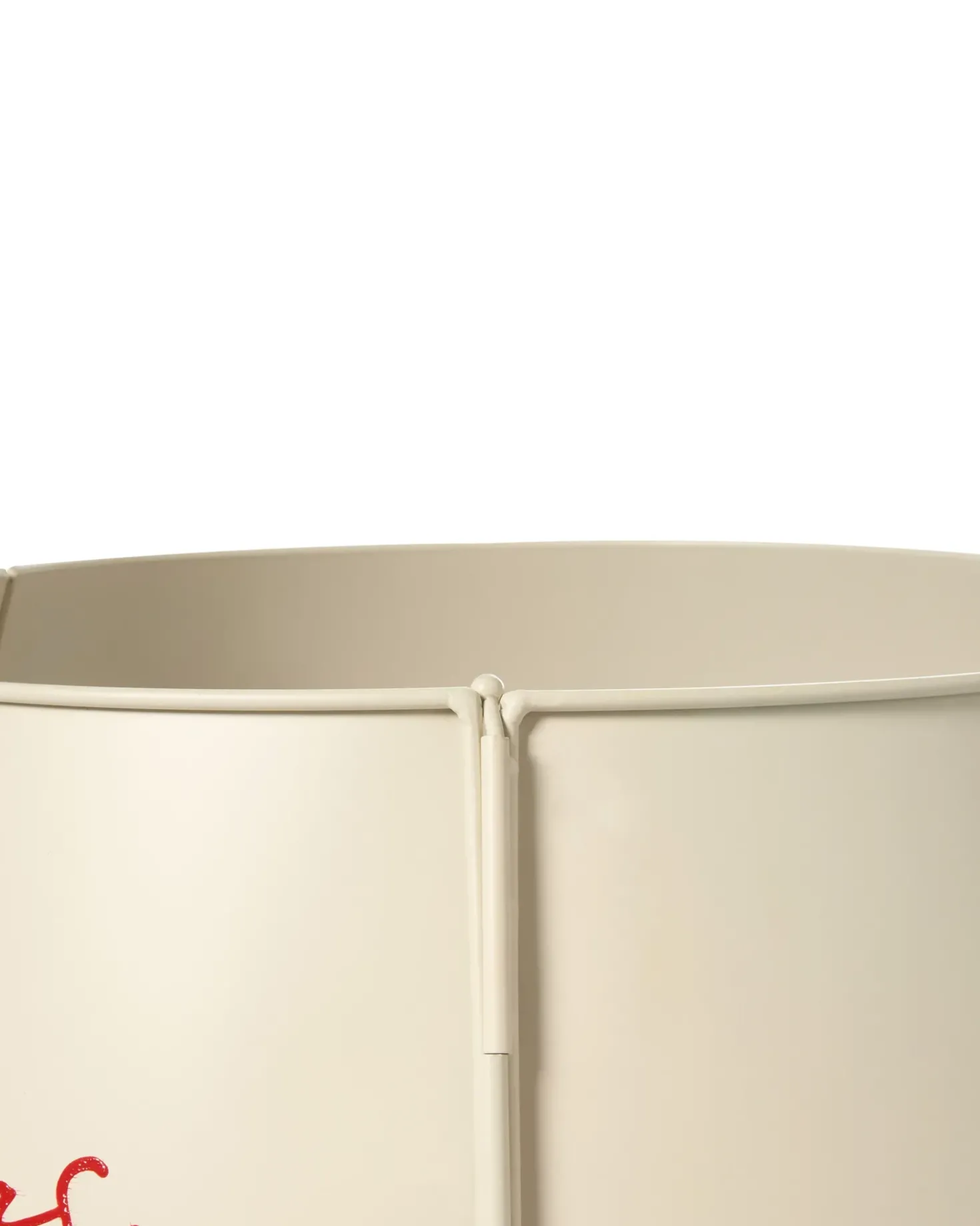 Copri base per albero di Natale IMATRA Ferro Beige 65 cm