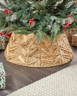 Copri base per albero di Natale FLATEYRI Giacinto d'acqua Naturale 60 cm