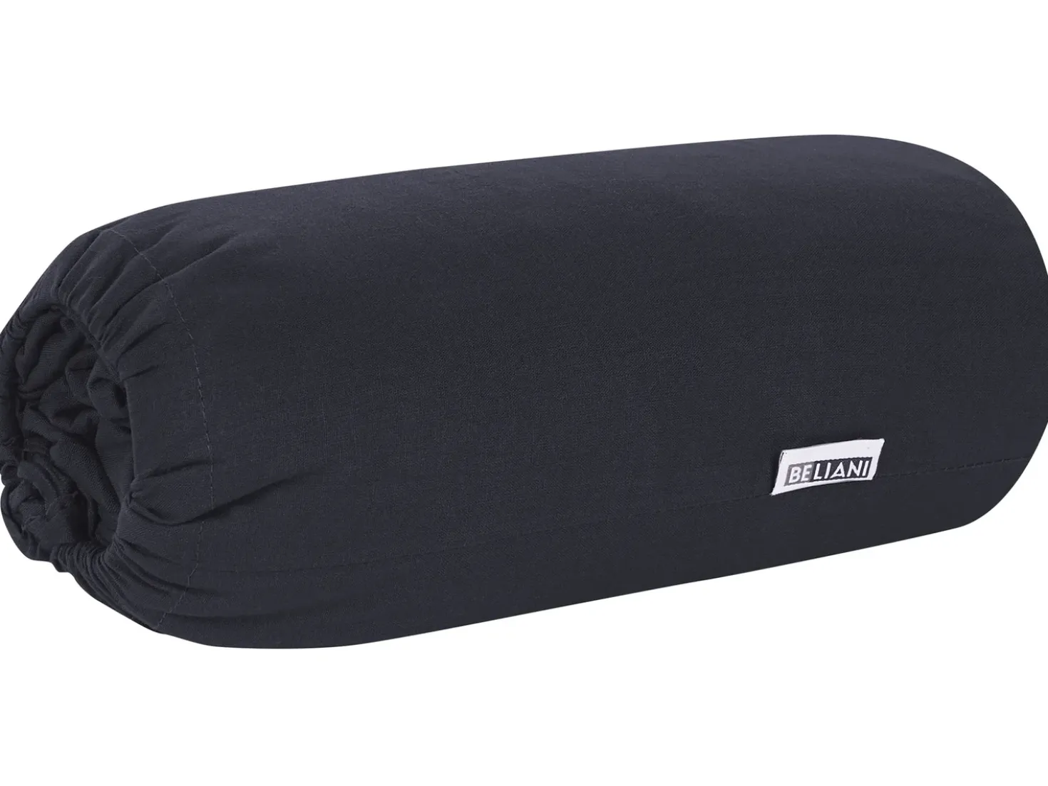 Coprimaterasso elasticizzato JANBU Cotone 200 x 200 cm Nero