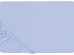 Coprimaterasso elasticizzato JANBU Cotone 200 x 200 cm Azzurro