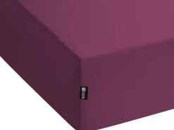 Coprimaterasso elasticizzato JANBU Cotone 200 x 200 cm Bordeaux