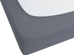 Coprimaterasso elasticizzato JANBU Cotone 200 x 200 cm Grigio scuro