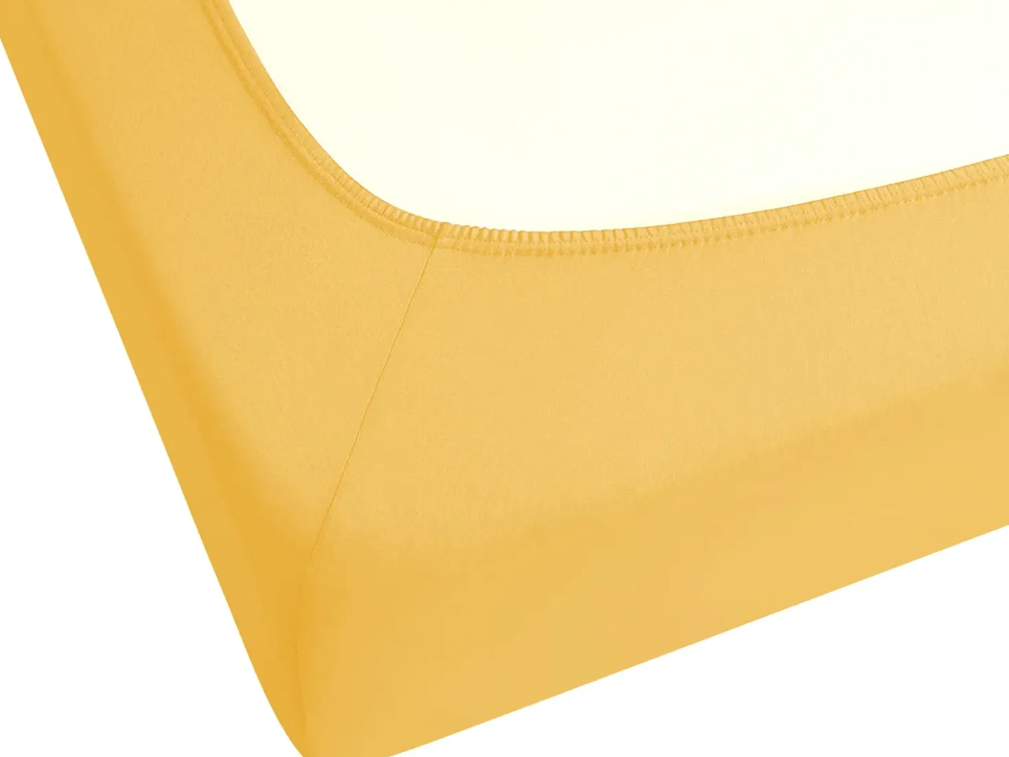 Coprimaterasso elasticizzato JANBU Cotone 200 x 200 cm Senape