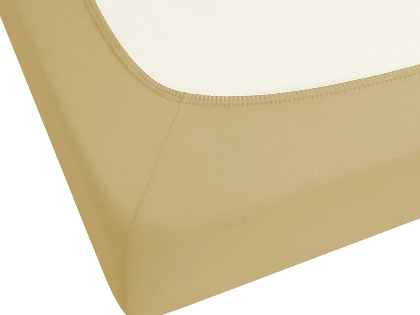 Coprimaterasso elasticizzato JANBU Cotone 200 x 200 cm Verde oliva