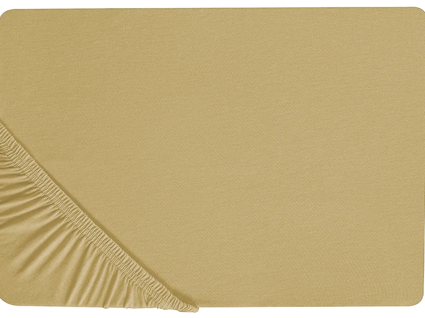 Coprimaterasso elasticizzato JANBU Cotone 200 x 200 cm Verde oliva