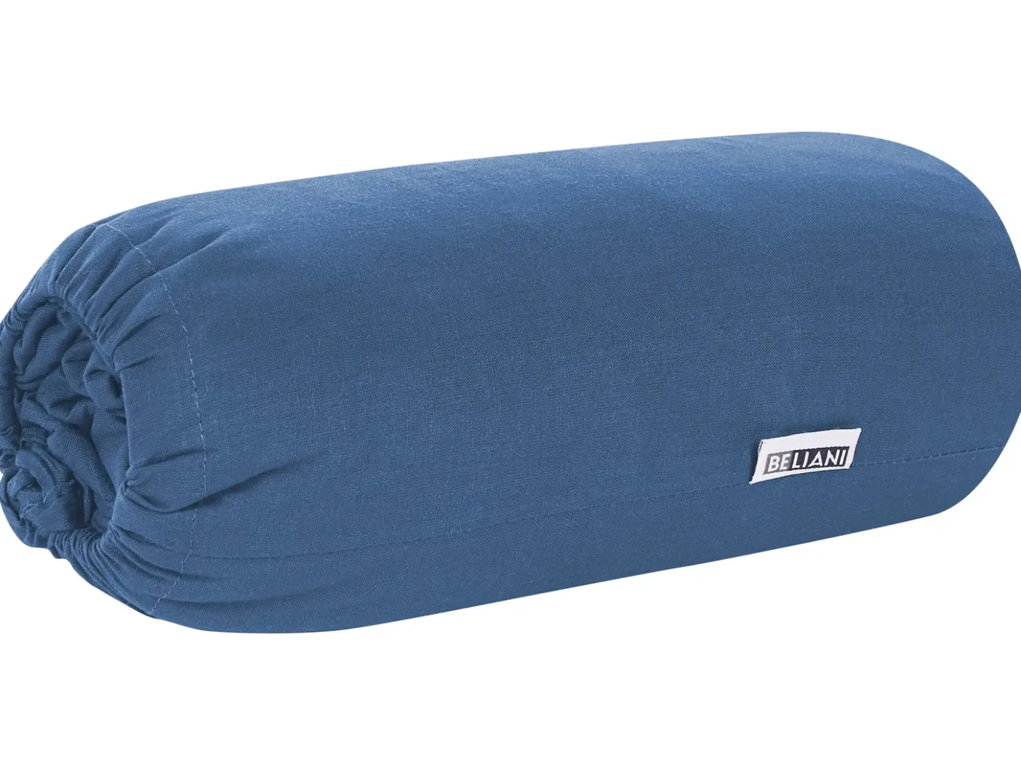 Coprimaterasso elasticizzato JANBU Cotone 200 x 200 cm Blu marino