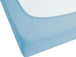 Coprimaterasso elasticizzato HOFUF Cotone 90 x 200 cm Azzurro
