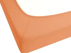 Coprimaterasso elasticizzato JANBU Cotone 200 x 200 cm Arancione