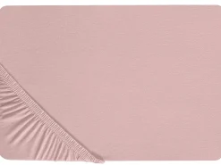 Coprimaterasso elasticizzato HOFUF Cotone 90 x 200 cm Rosa