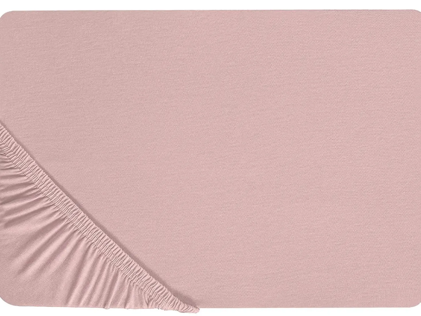 Coprimaterasso elasticizzato HOFUF Cotone 90 x 200 cm Rosa