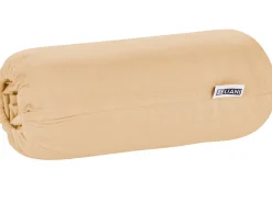 Coprimaterasso elasticizzato JANBU Cotone 200 x 200 cm Beige sabbia