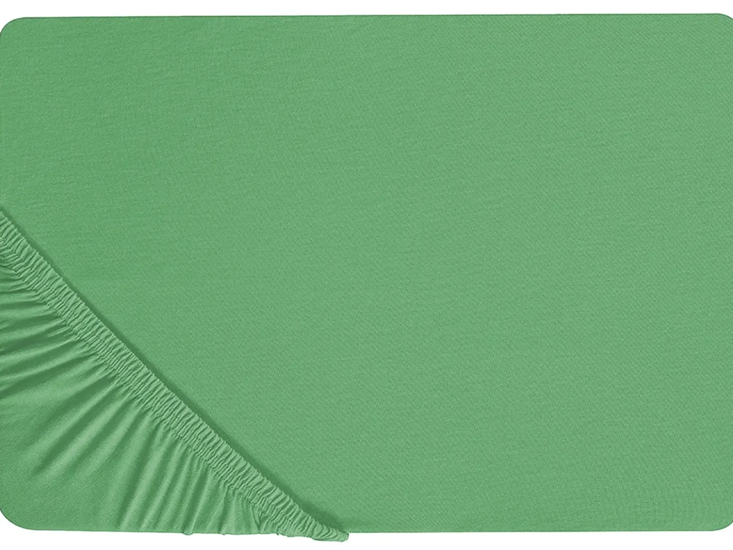 Coprimaterasso elasticizzato JANBU Cotone 200 x 200 cm Verde