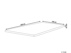 Coprimaterasso in schiuma PU RESTFUL 180 x 200 cm