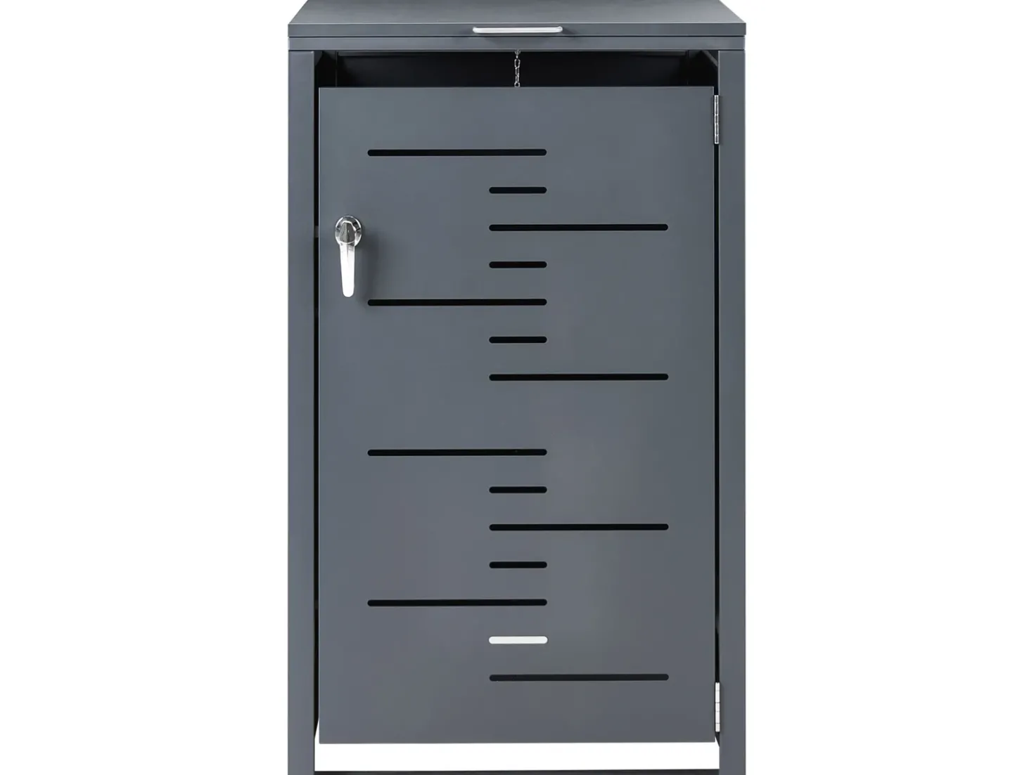 Copri-pattumiera 240 L PERISSA Metallo Grigio scuro