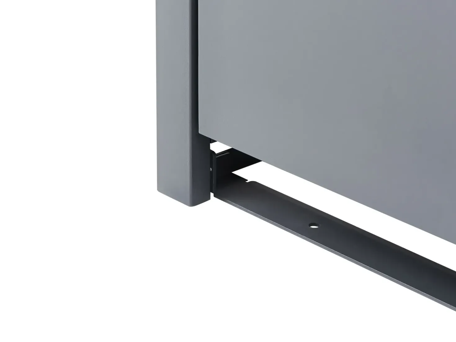 Copri-pattumiera 240 L PERISSA Metallo Grigio scuro