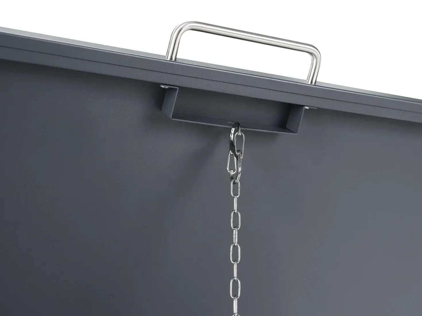 Copri-pattumiera 480 L PIACENZA Doppio Metallo Grigio scuro