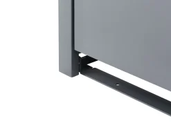 Copri-pattumiera 240 L PIACENZA Metallo Grigio scuro