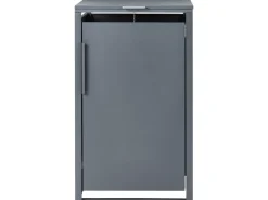 Copri-pattumiera 240 L PIACENZA Metallo Grigio scuro