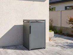 Copri-pattumiera 240 L PIACENZA Metallo Grigio scuro