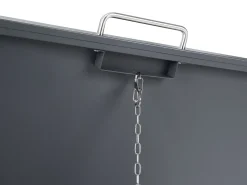 Copri-pattumiera 240 L PIACENZA Metallo Grigio scuro