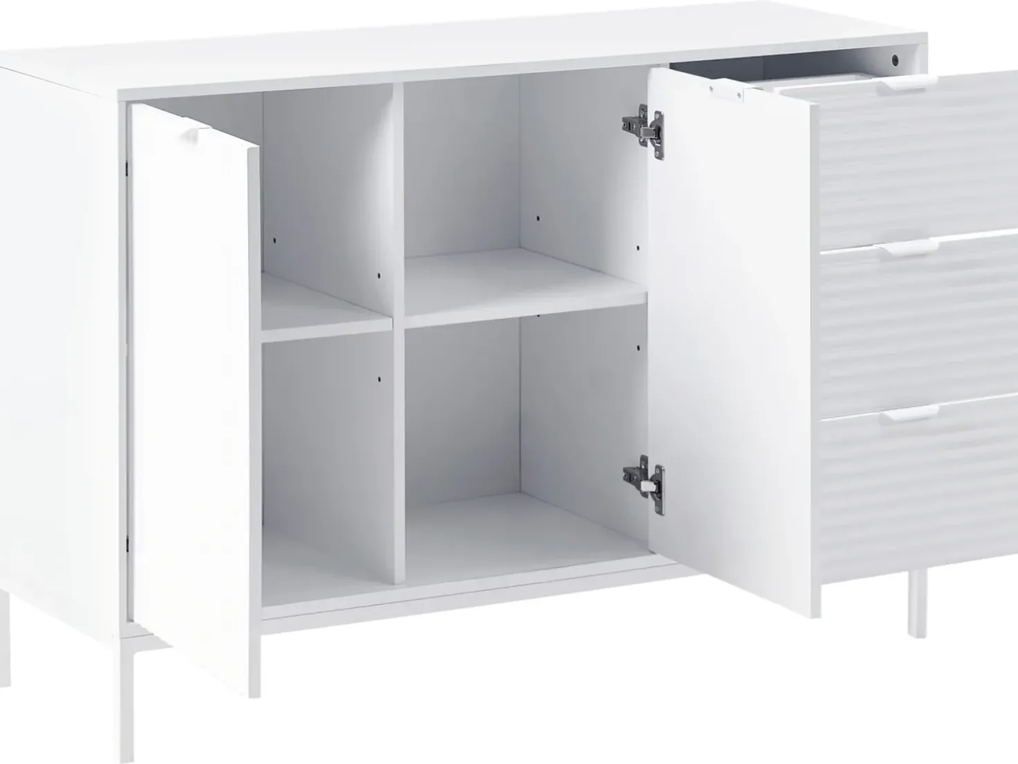 Credenza a 2 ante ADELAIDE Bianco
