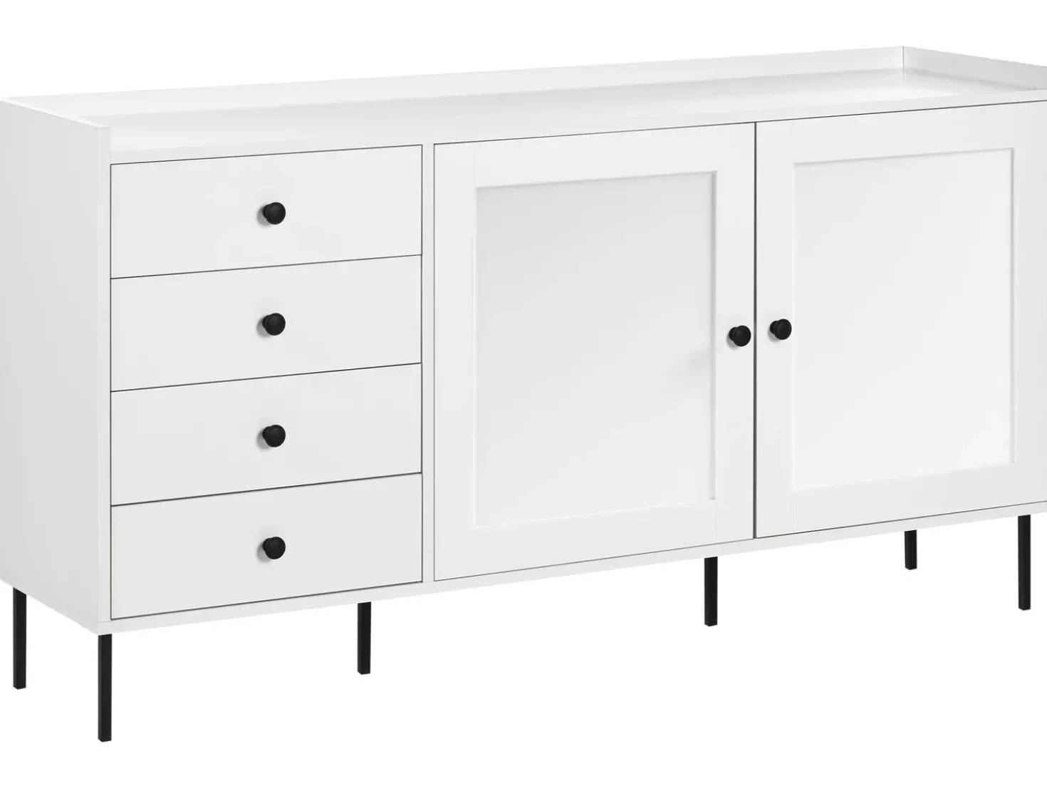 Credenza a 2 ante ALCOVE Bianco