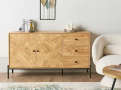 Credenza a 2 ante ARIZONA Marrone
