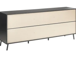 Credenza a 2 ante BLACKPOOL Grigio effetto cemento