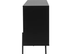Credenza a 2 ante BLACKPOOL Marrone/Nero