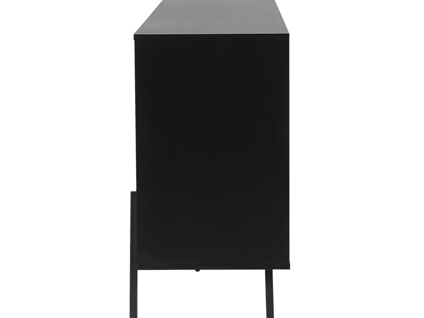 Credenza a 2 ante BLACKPOOL Marrone/Nero