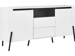 Credenza a 2 ante BLACKPOOL Bianco