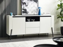 Credenza a 2 ante BLACKPOOL Bianco