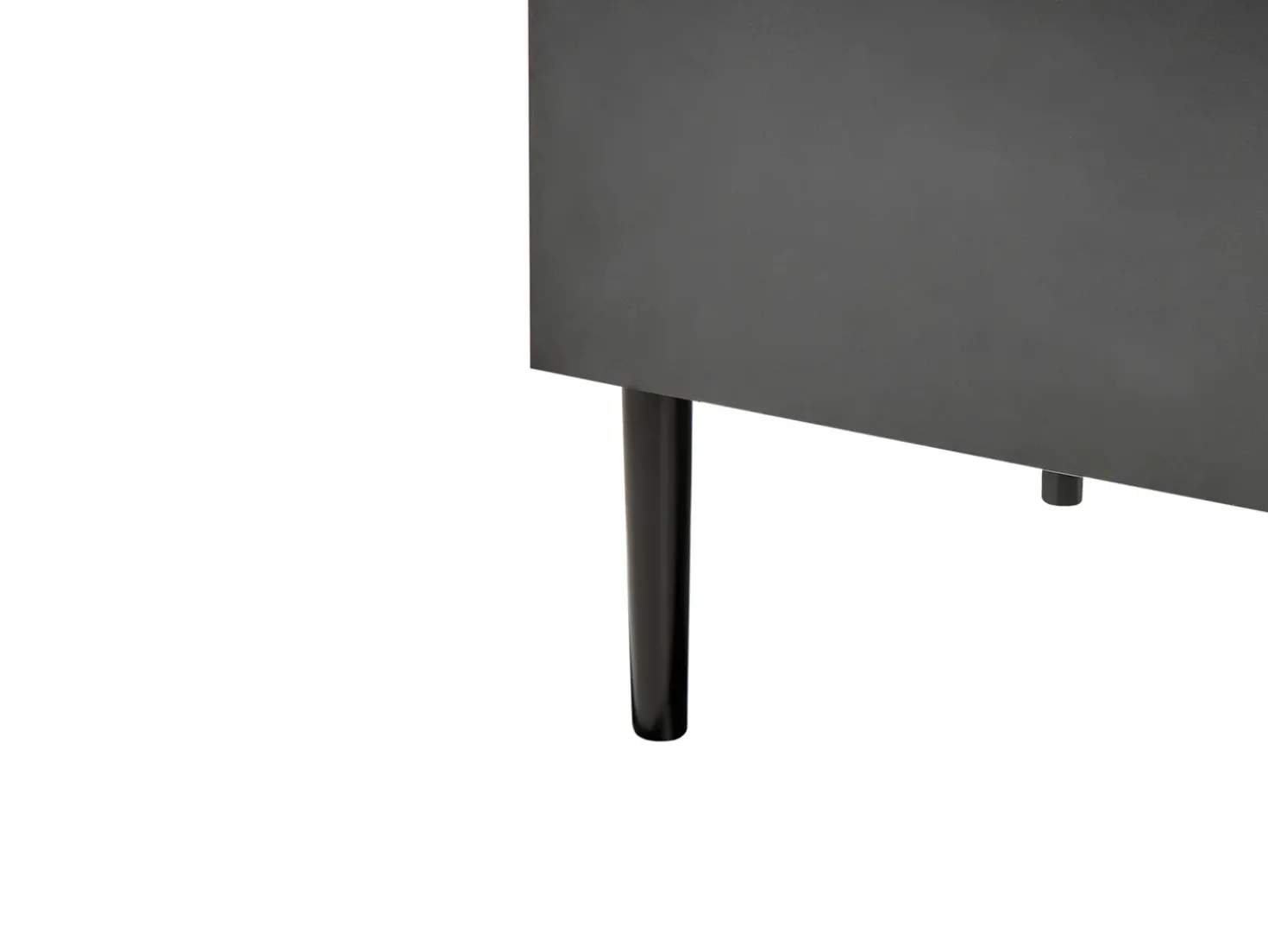 Credenza a 2 ante BLYTHE Frassino naturale Nero