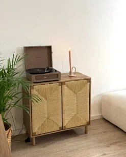 Credenza a 2 ante BONDI Marrone chiaro