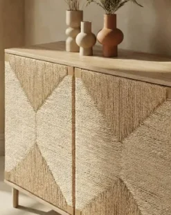 Credenza a 3 ante BONDI Marrone chiaro