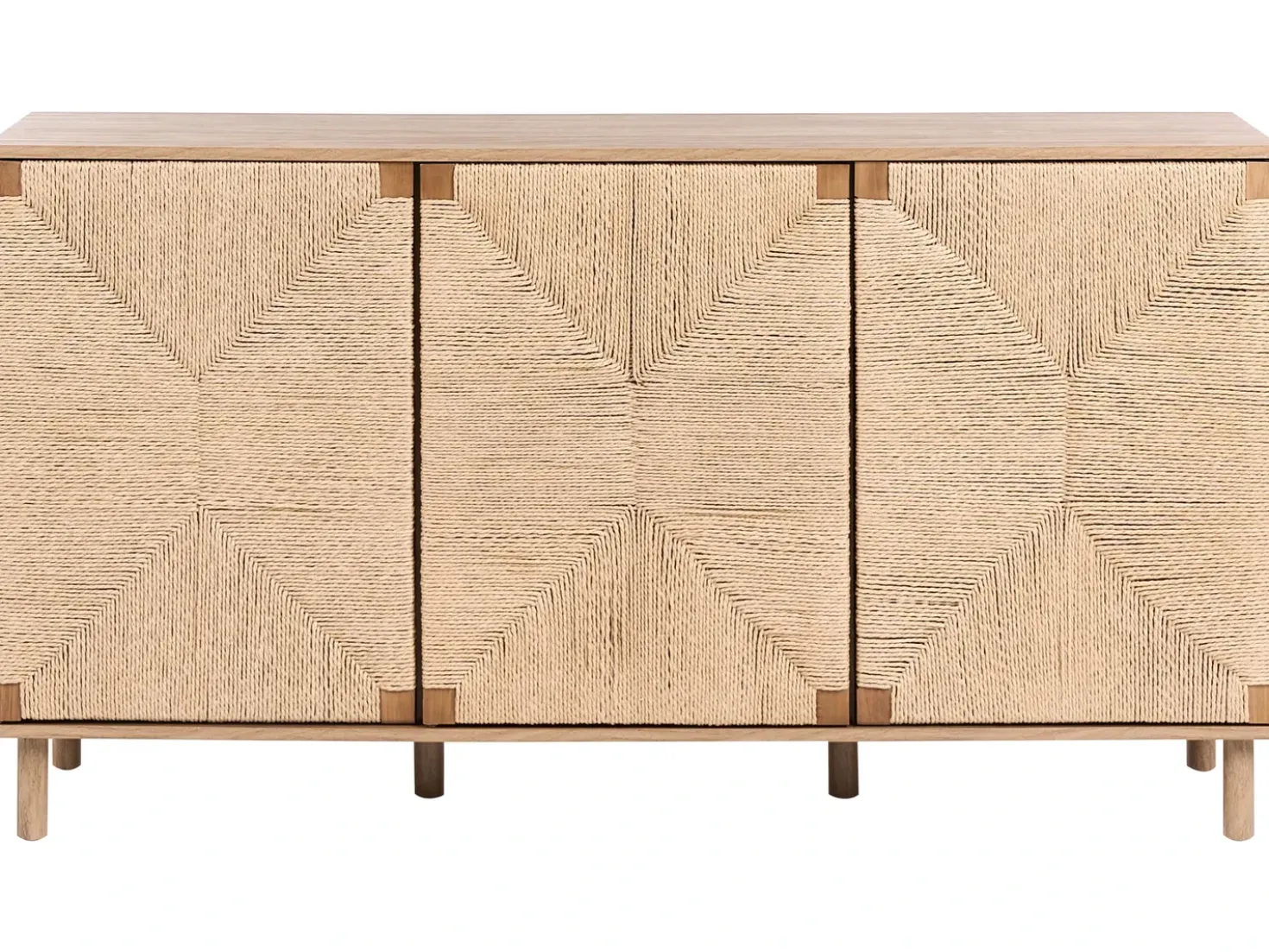 Credenza a 3 ante BONDI Marrone chiaro