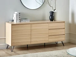Credenza a 2 ante CARDIGAN Marrone chiaro